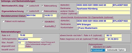 PRAXIDENT Zahlungsvereinbarung